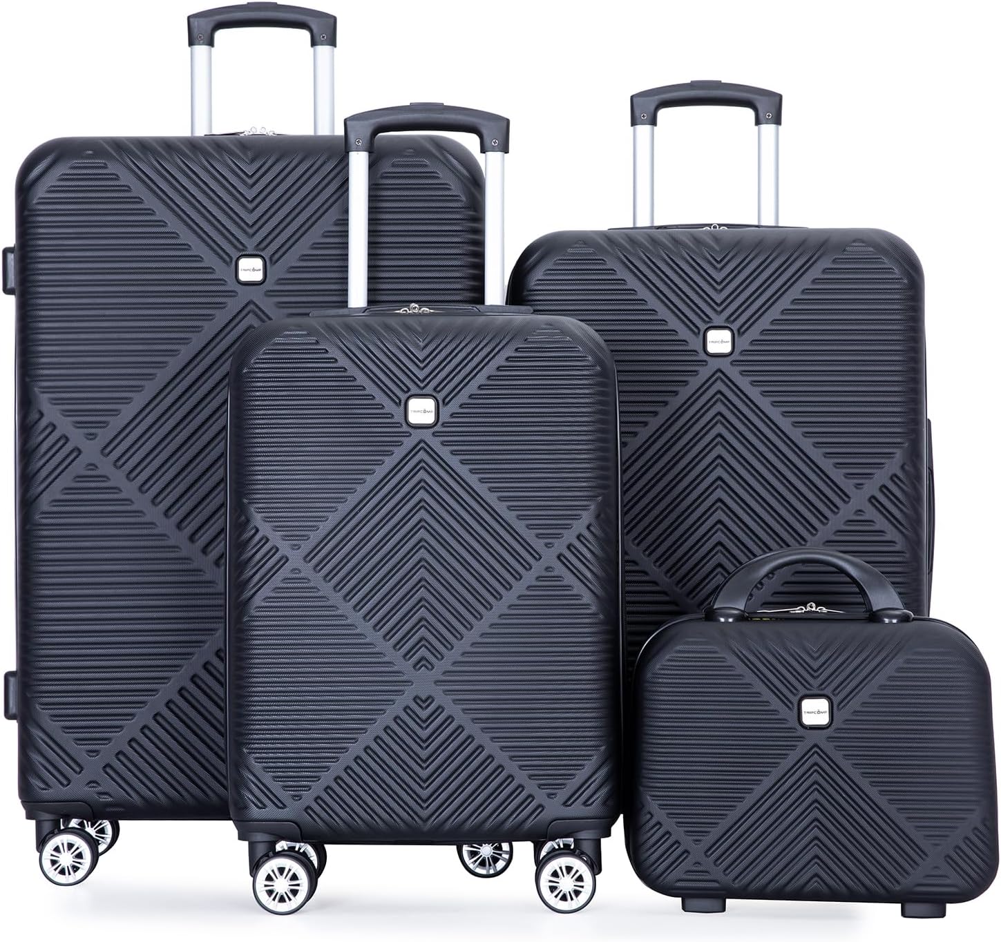 Tripcomp Hardshell Luggage Set - black