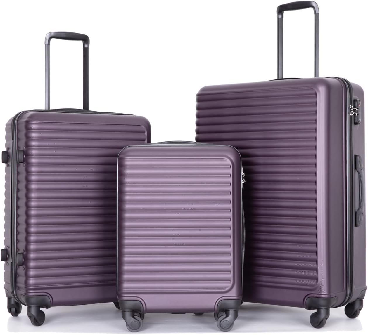 Aubergine Spinner Set