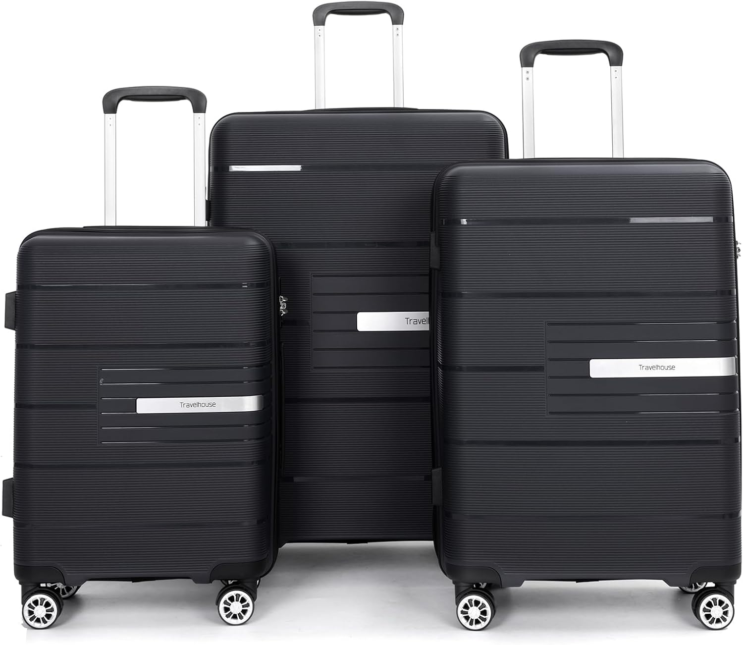 Tripcomp 3-Piece Hardshell Luggage - blue