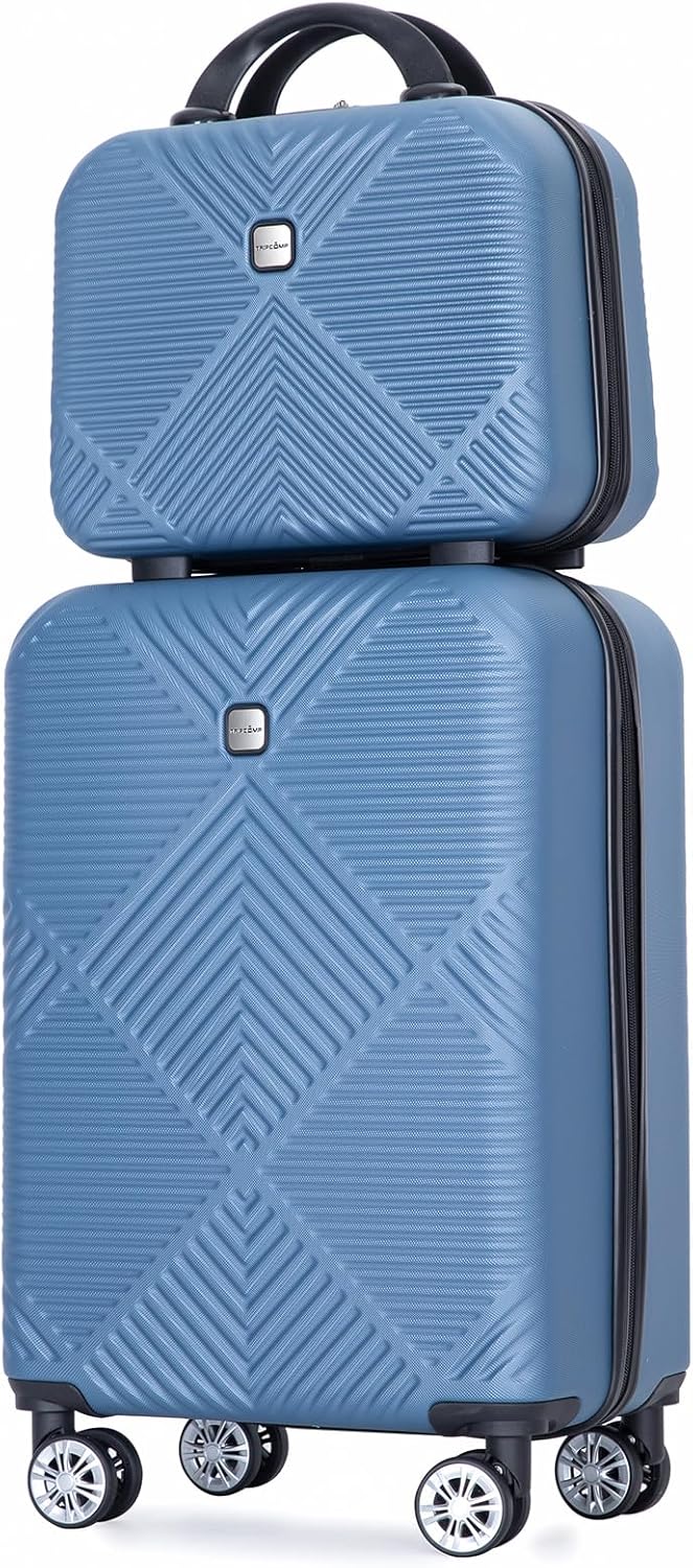 Blue Spinner Luggage Set