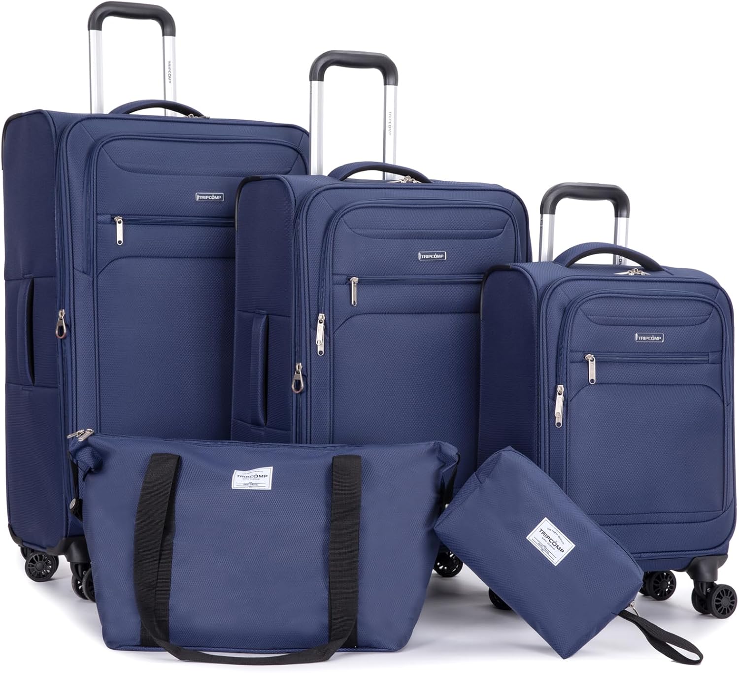 Tripcomp Hardshell Luggage Set - black